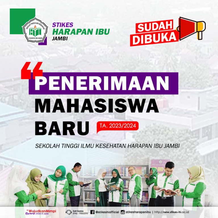 Penerimaan Mahasiswa Baru Ta Stikes Harapan Ibu Jambi