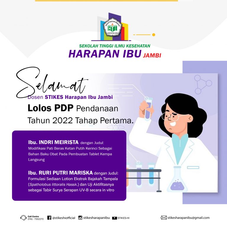 Dosen STIKES HI Lolos PDP