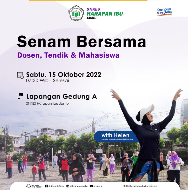 Senam Bersama Dosen, Tendik & Mahasiswa