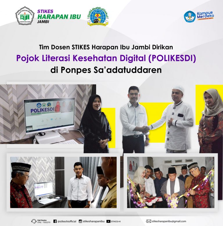 Tim Dosen STIKES Harapan Ibu Jambi Dirikan POLIKESDI di Ponpes Sa’adatuddaren