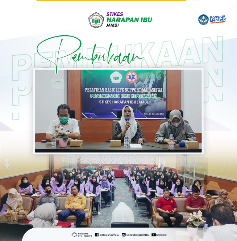 Pelatihan Basic Life Support (BLS) Mahasiswa Prodi Ilmu Keperawatan STIKES Harapan Ibu Jambi